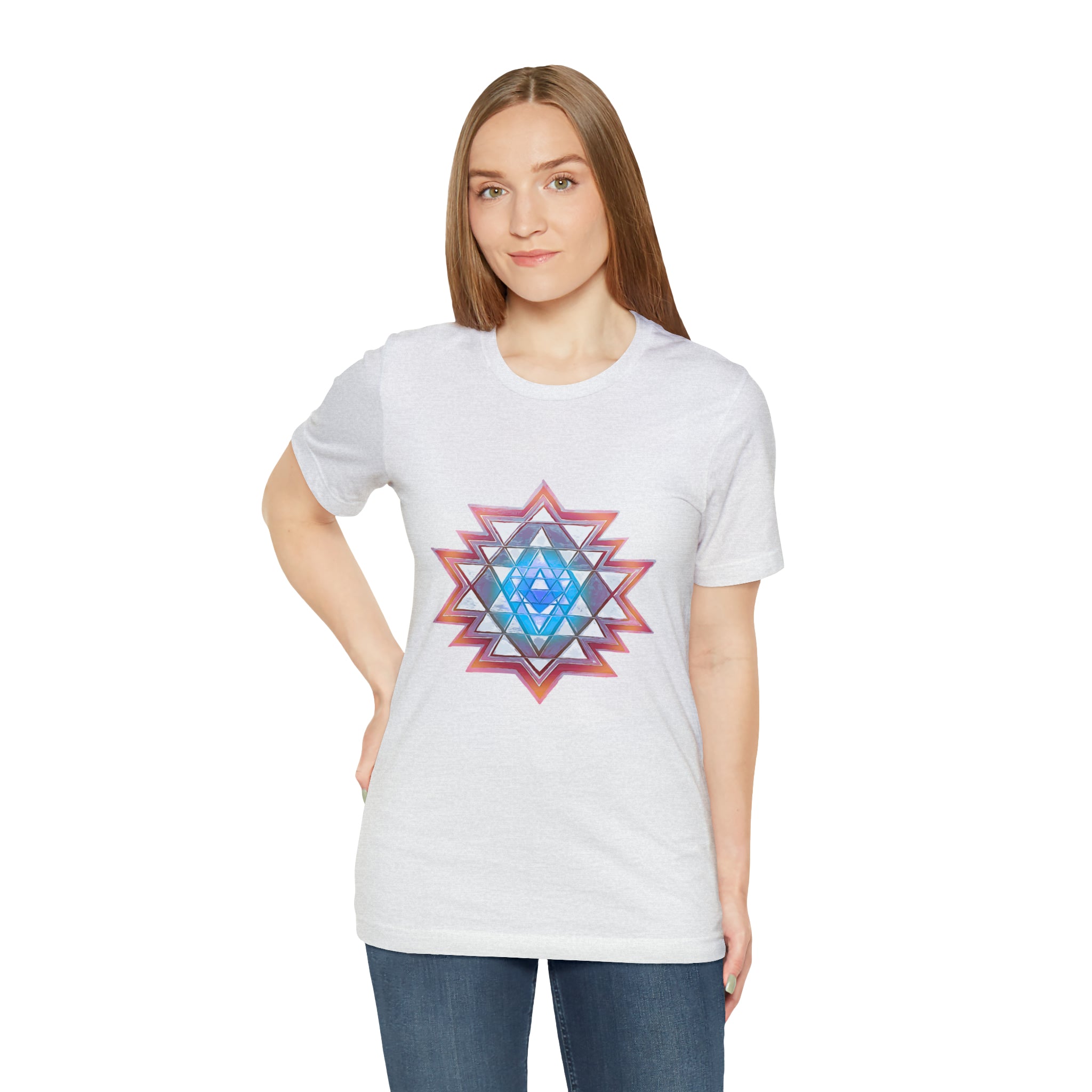 Sri Yantra - Unisex Jersey Short Sleeve Tee