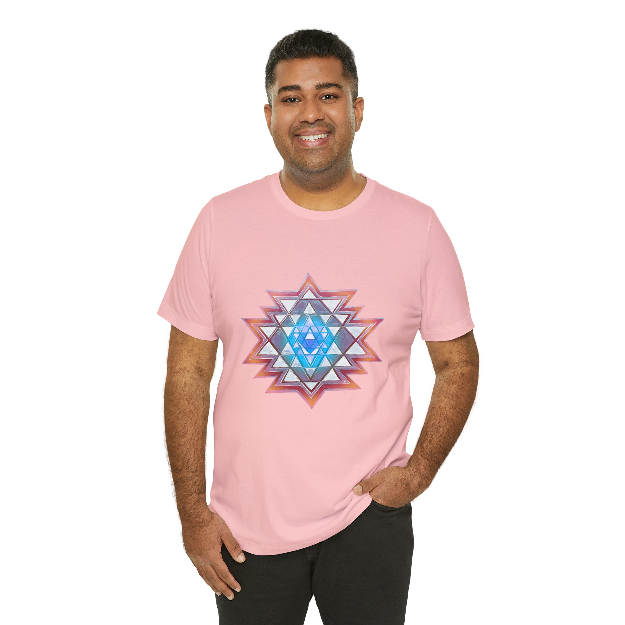 Sri Yantra - Unisex Jersey Short Sleeve Tee