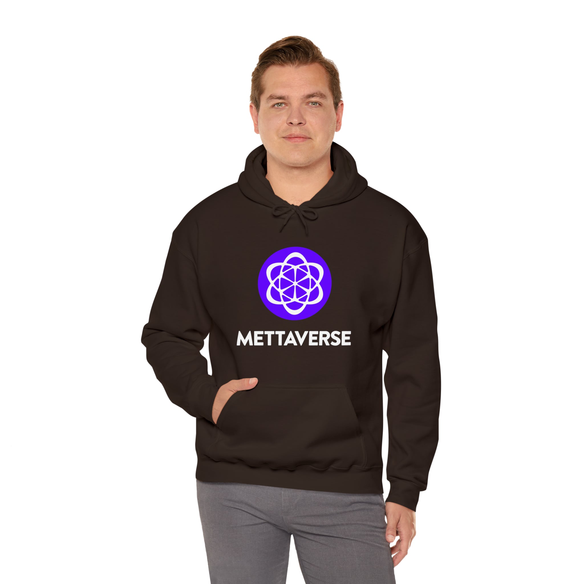 Mettaverse Logo - Unisex Heavy Blend™ Hooded Sweatshirt