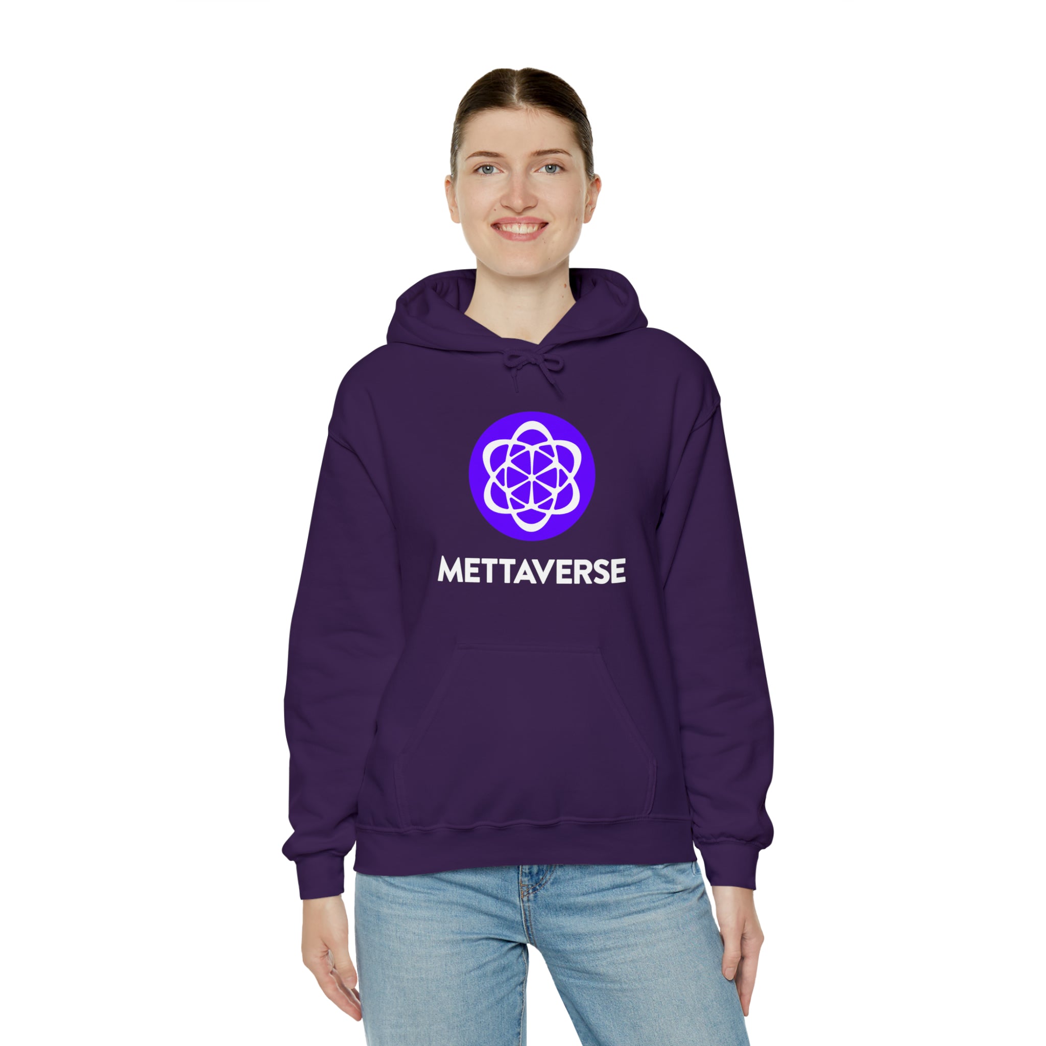 Mettaverse Logo - Unisex Heavy Blend™ Hooded Sweatshirt