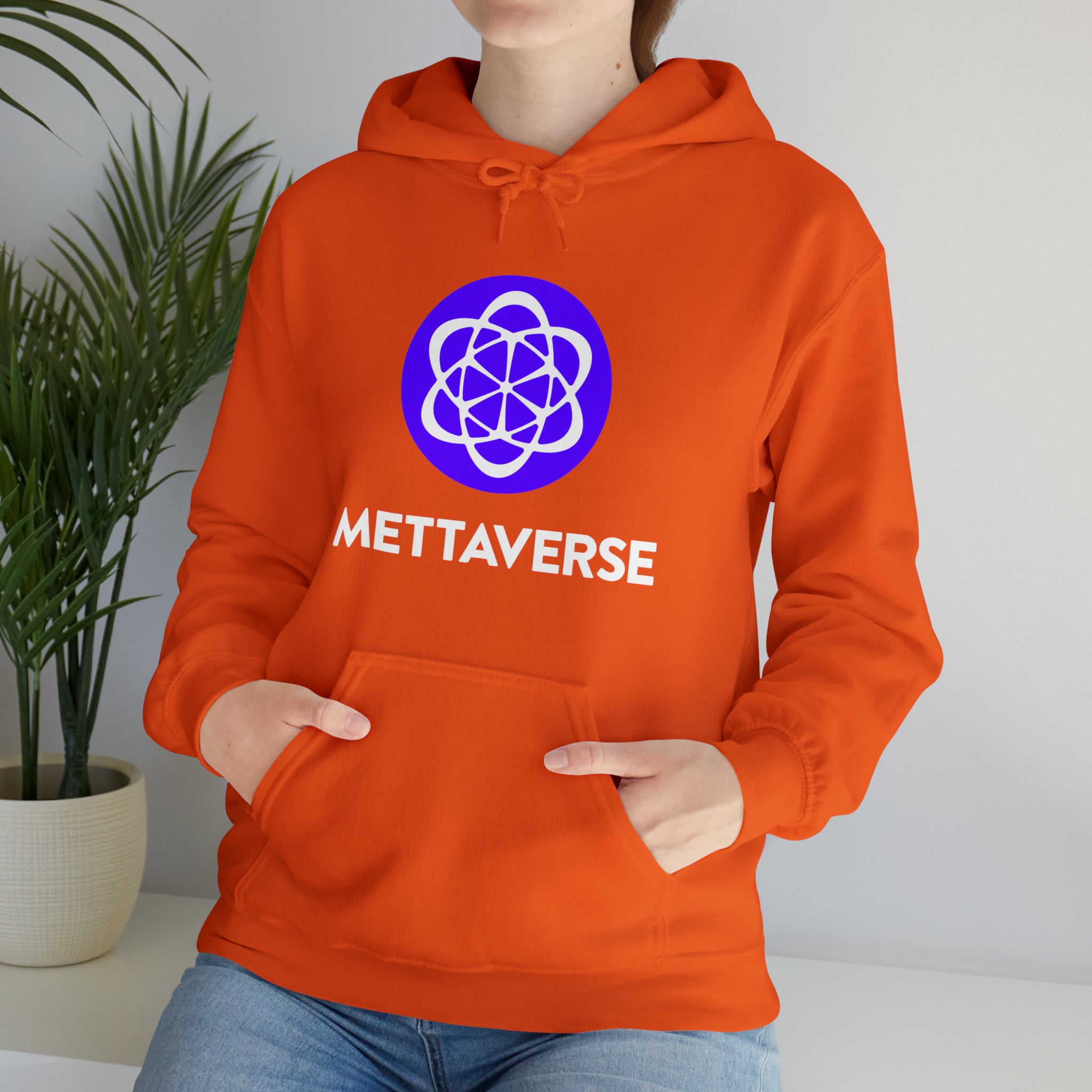 Mettaverse Logo - Unisex Heavy Blend™ Hooded Sweatshirt