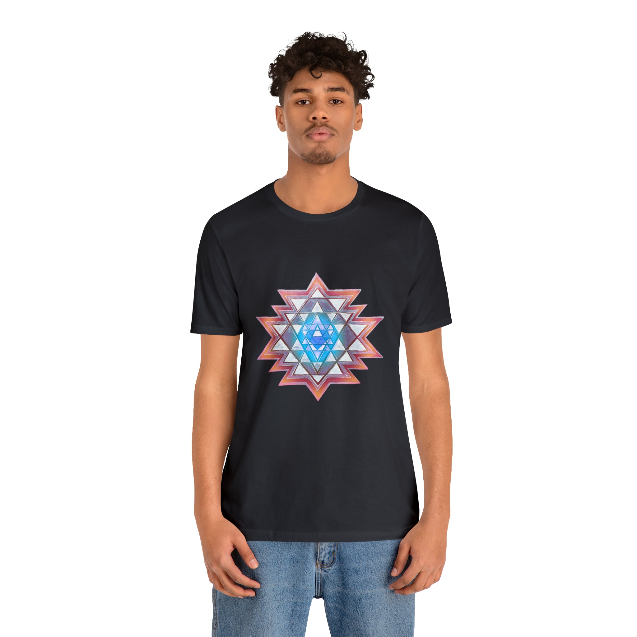 Sri Yantra - Unisex Jersey Short Sleeve Tee