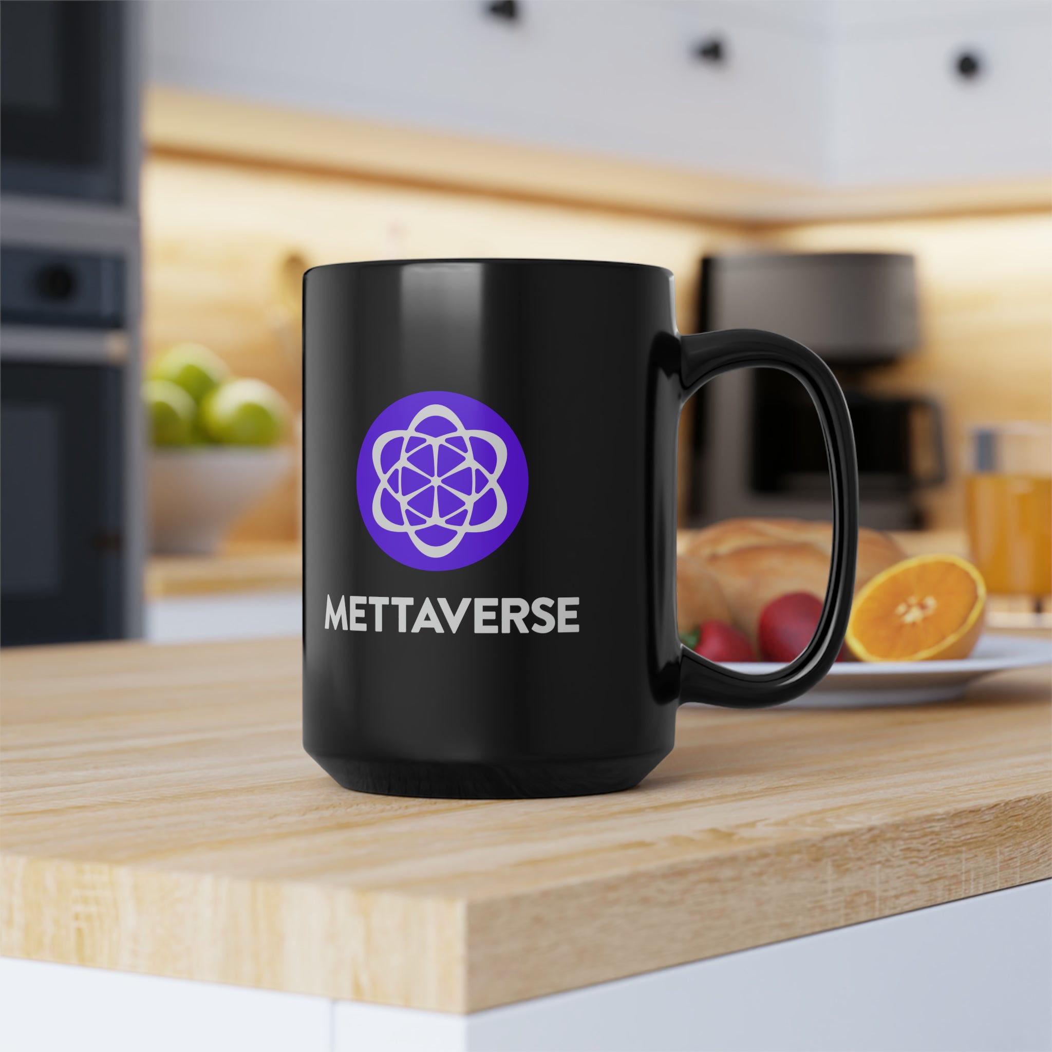 Mettaverse Music - 15oz Black Mug