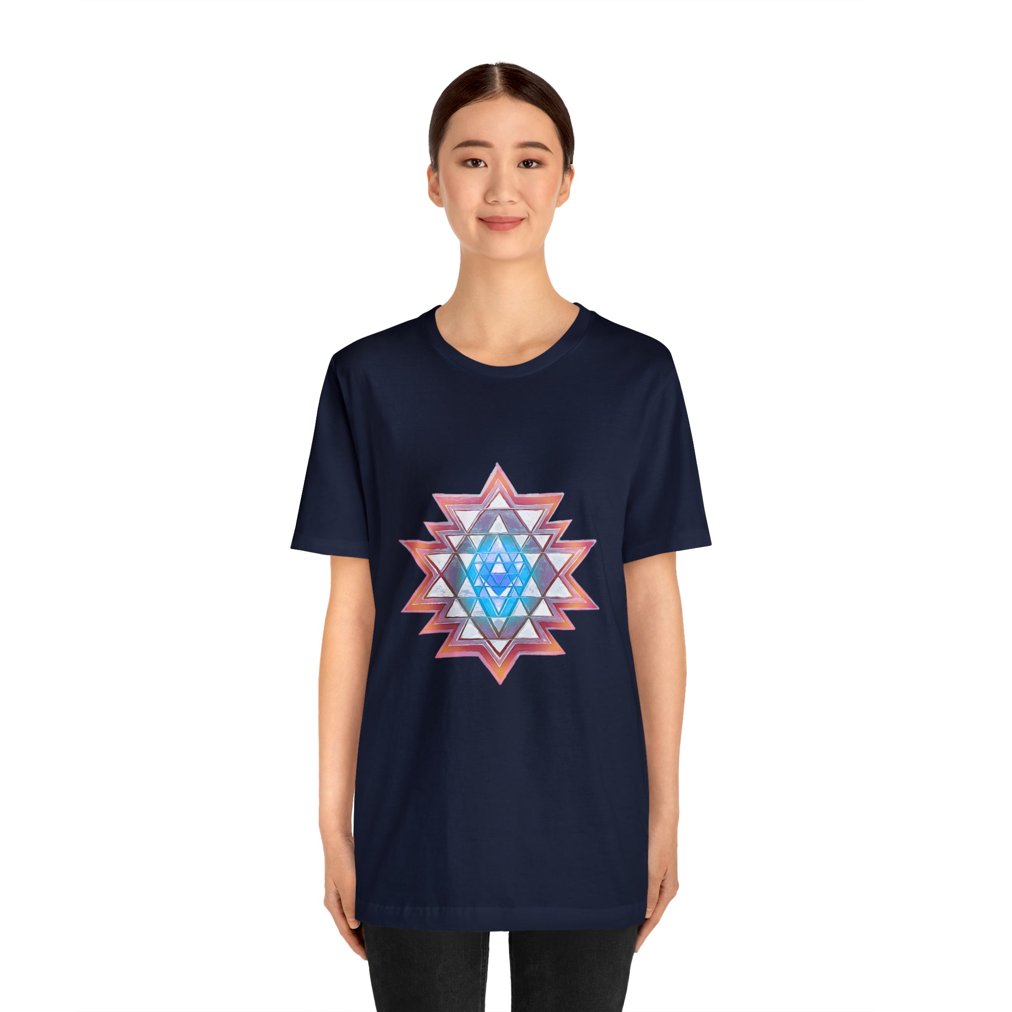 Sri Yantra - Unisex Jersey Short Sleeve Tee