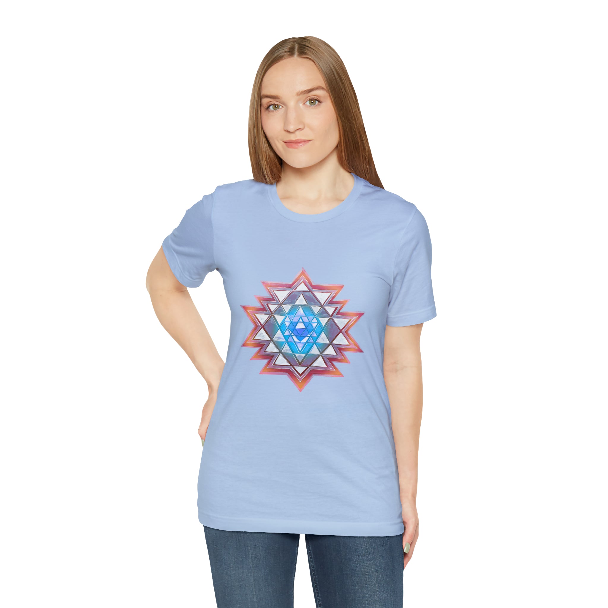 Sri Yantra - Unisex Jersey Short Sleeve Tee