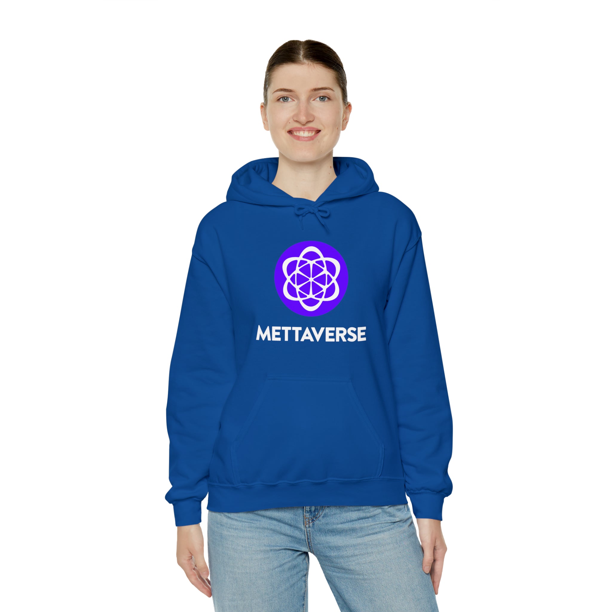 Mettaverse Logo - Unisex Heavy Blend™ Hooded Sweatshirt