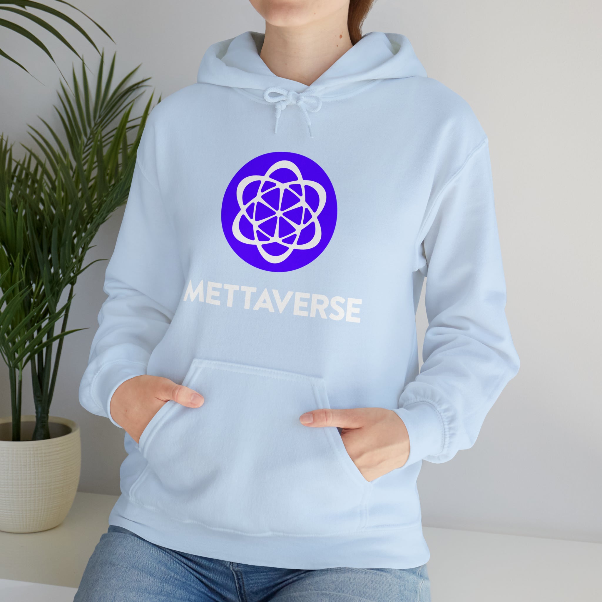 Mettaverse Logo - Unisex Heavy Blend™ Hooded Sweatshirt