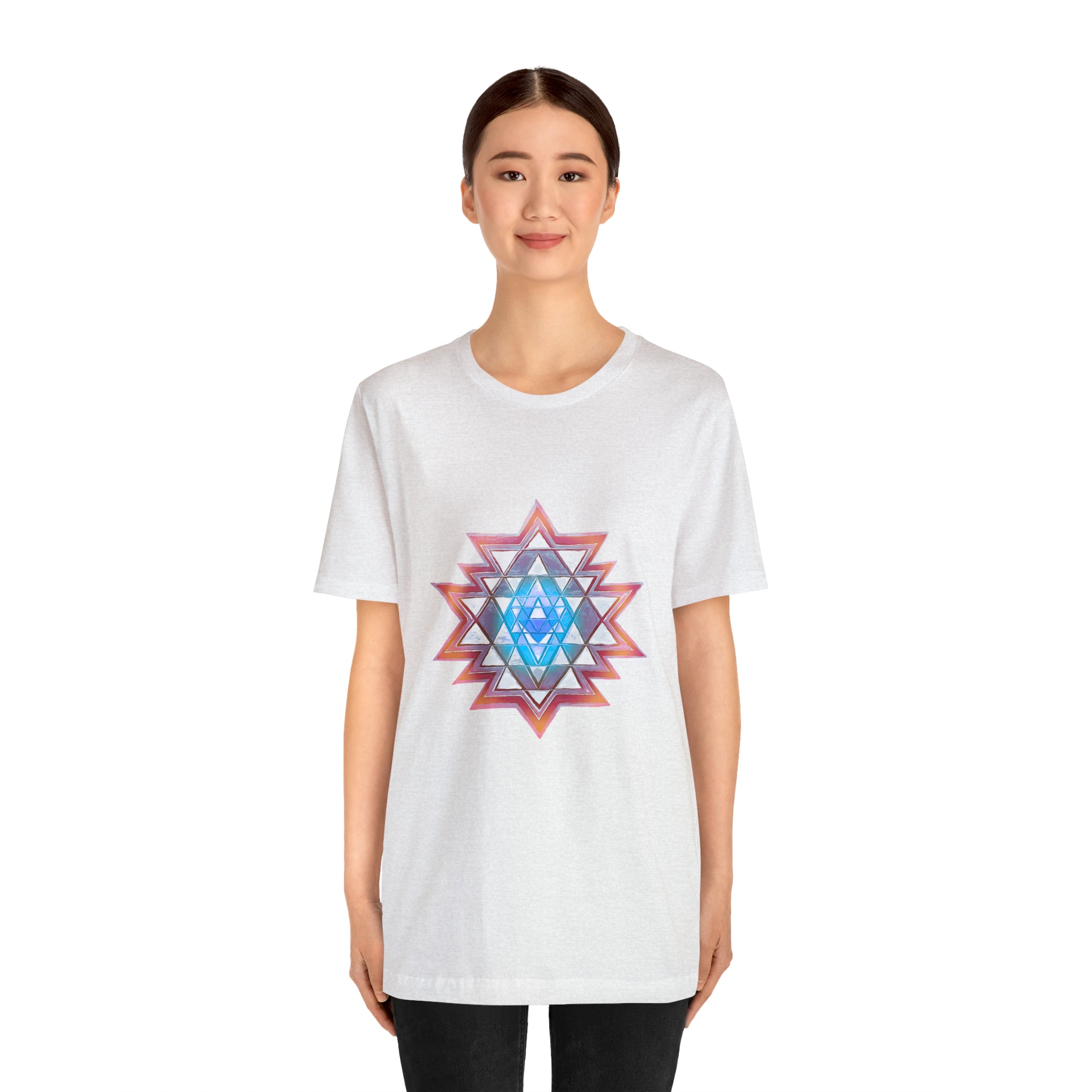 Sri Yantra - Unisex Jersey Short Sleeve Tee