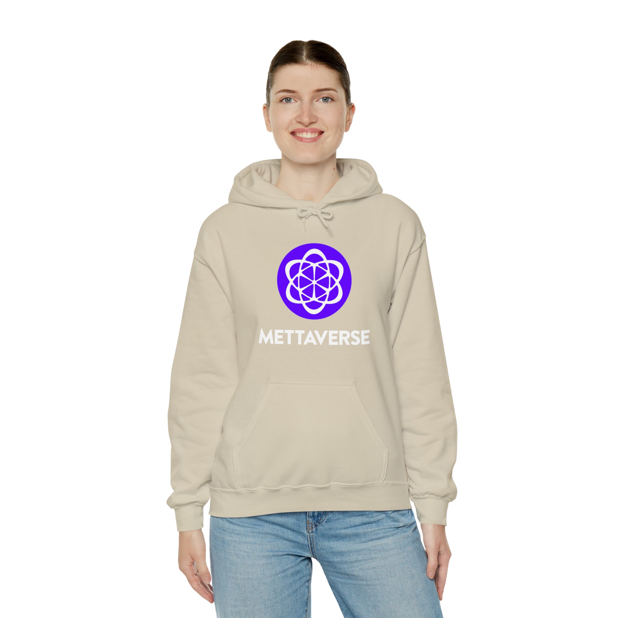 Mettaverse Logo - Unisex Heavy Blend™ Hooded Sweatshirt