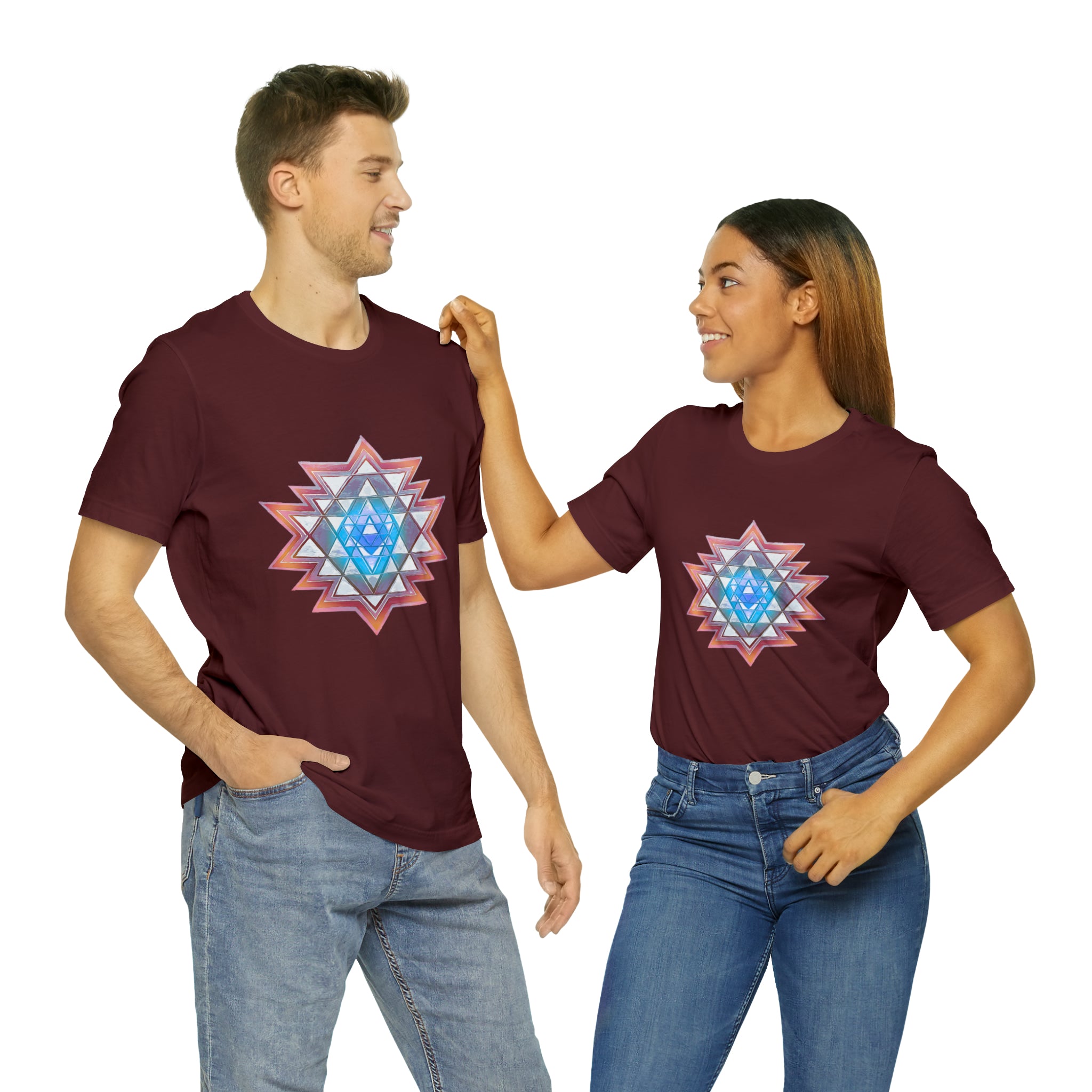 Sri Yantra - Unisex Jersey Short Sleeve Tee