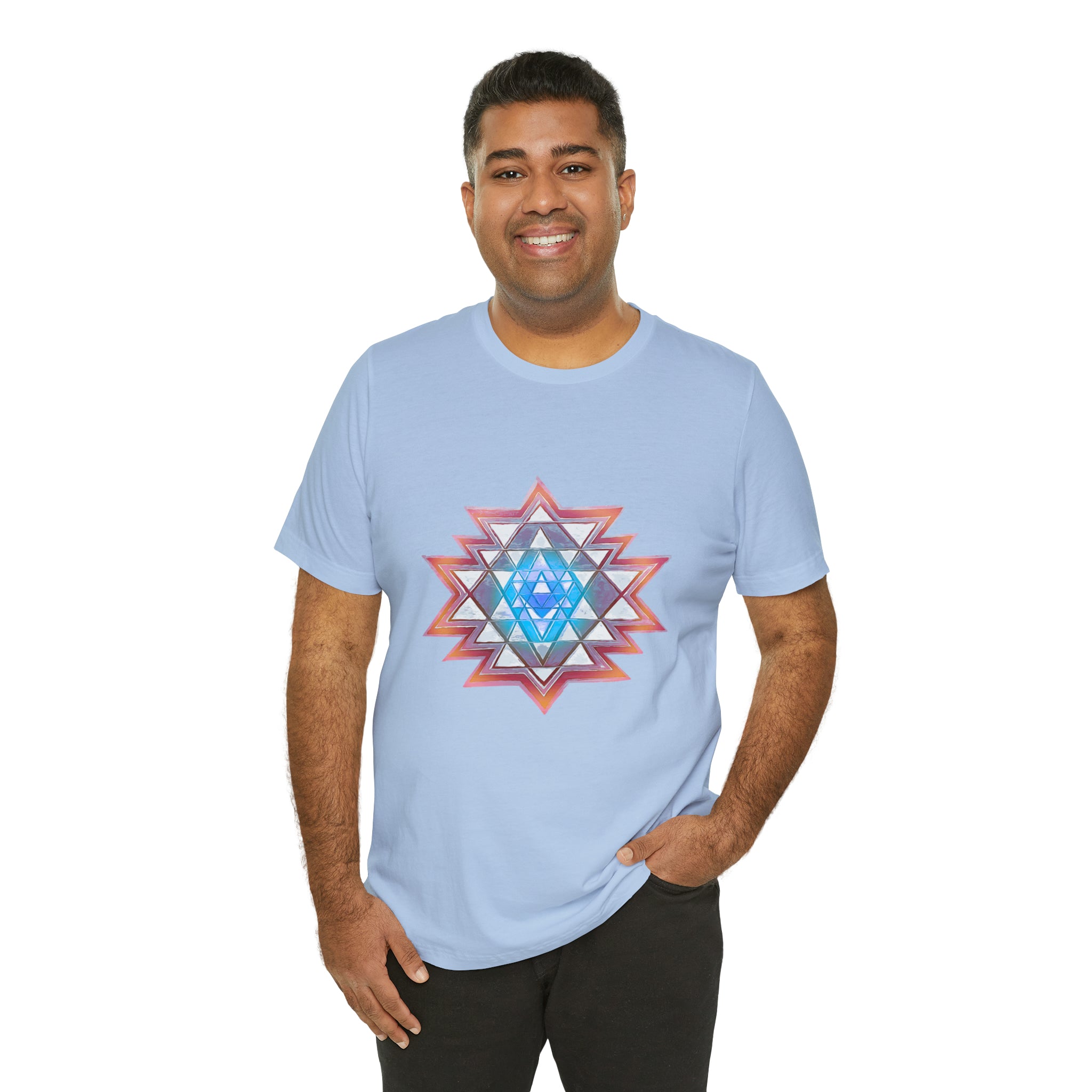 Sri Yantra - Unisex Jersey Short Sleeve Tee