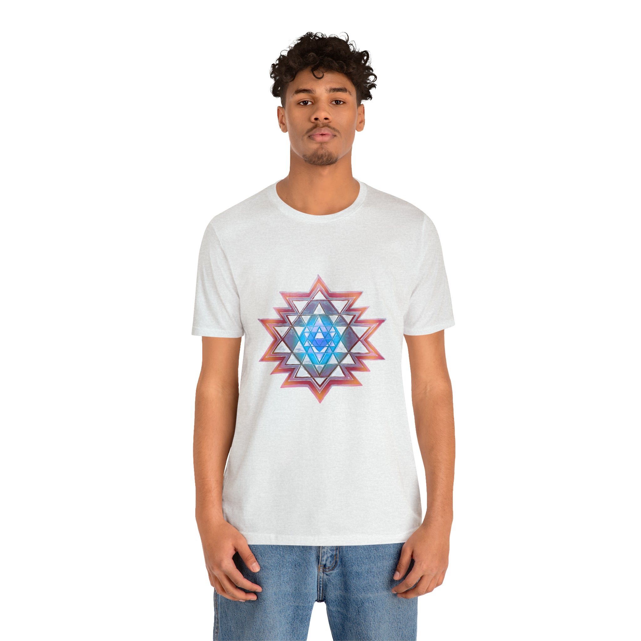 Sri Yantra - Unisex Jersey Short Sleeve Tee
