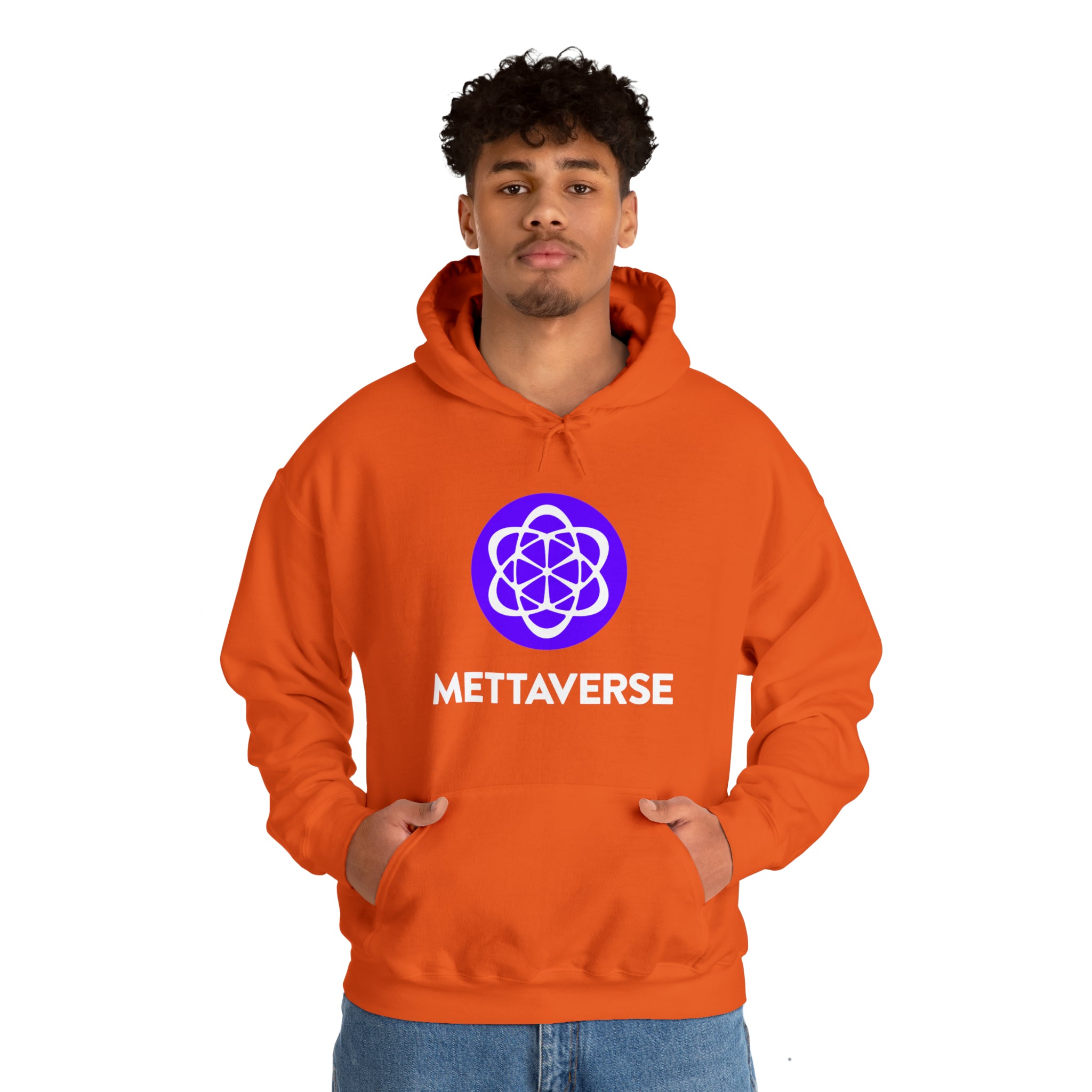 Mettaverse Logo - Unisex Heavy Blend™ Hooded Sweatshirt