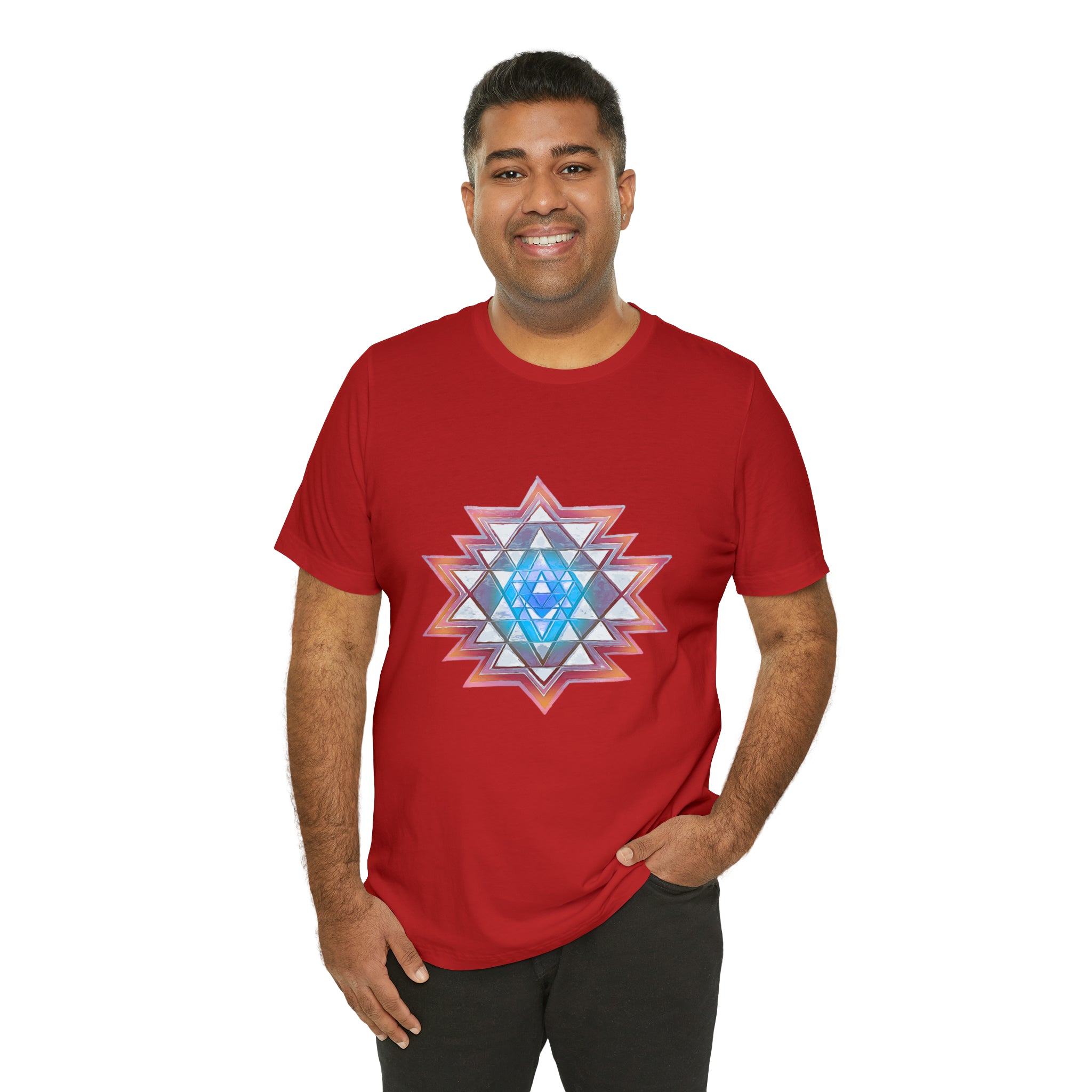 Sri Yantra - Unisex Jersey Short Sleeve Tee